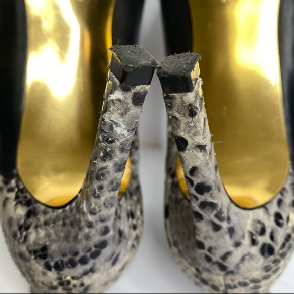 Ted Baker Snakeskin High Heel Booties Size 40.5 - Picture 11 of 15